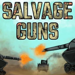 Salvage Guns logo - a free tank pvp multiplayer browser game